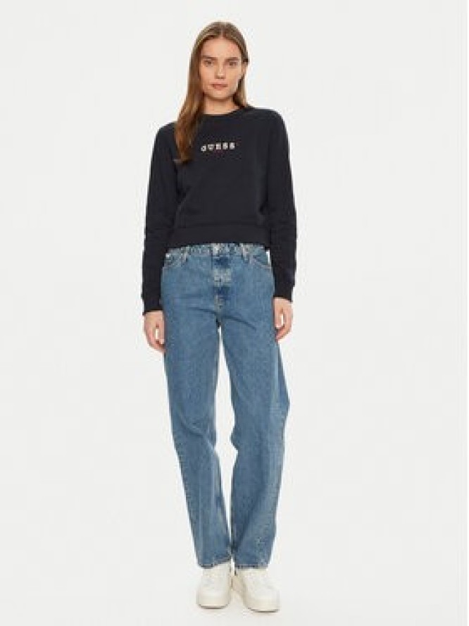 Guess Jeans Bluza W5RQ28 K68I4 Granatowy Regular Fit
