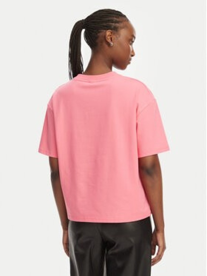 HUGO T-Shirt Signature 50556807 Różowy Regular Fit