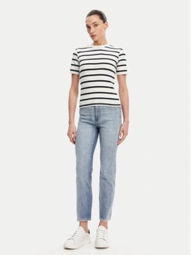 French Connection T-Shirt 76QZB Biały Regular Fit