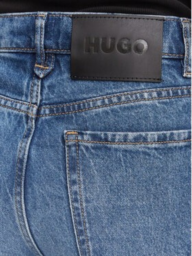 HUGO Jeansy Geflare_2 50566178 Niebieski Flare Fit