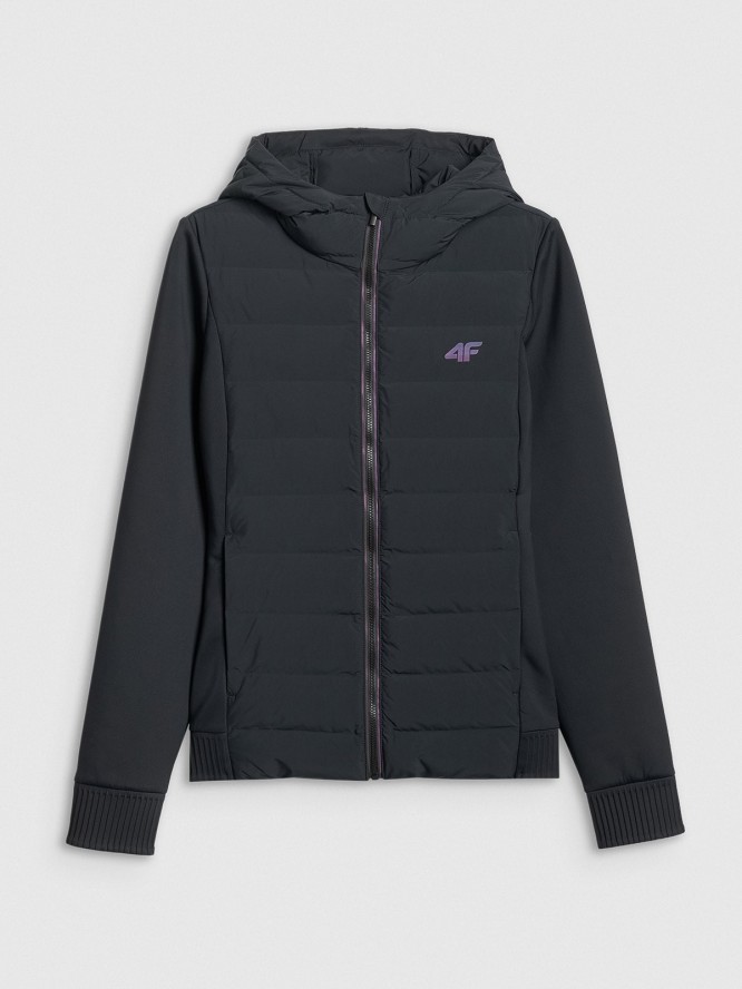4F Kurtka z wypełnieniem syntetycznym damska - czarna M