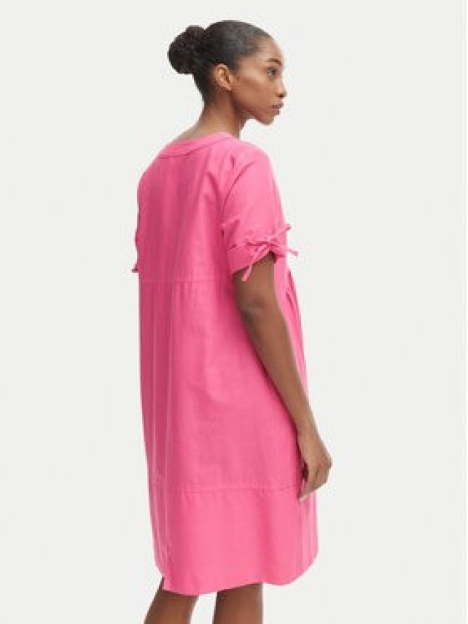 Iconique Sukienka letnia Jade IC26-077 Różowy ciemny Relaxed Fit