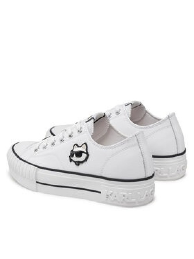 KARL LAGERFELD Trampki Kampus Max KL60425T Biały