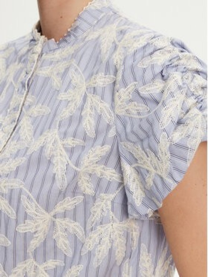 Munthe Koszula Fredia 251103025136 Niebieski Regular Fit