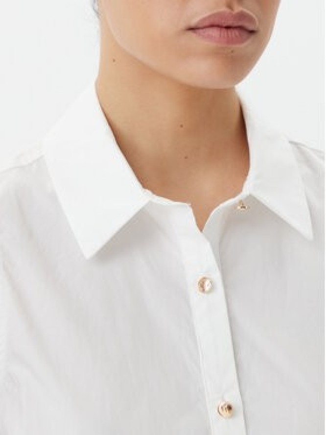 Gaudi Sukienka koszulowa 511BD15020 Biały Regular Fit