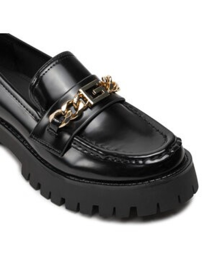 Guess Loafersy Almosty FLTALM ELE14 Czarny