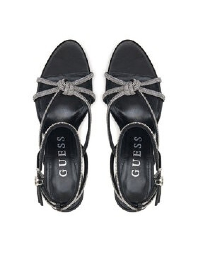 Guess Sandały FLJMRT ELE03 Czarny