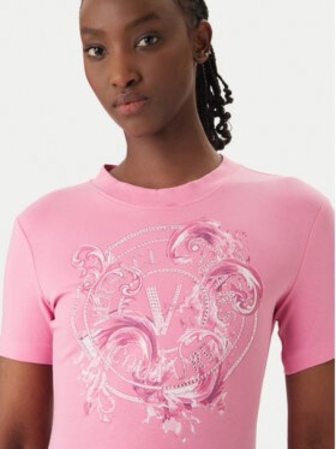 Versace Jeans Couture Sukienka codzienna 80HAOE01 CJ02E Różowy Slim Fit