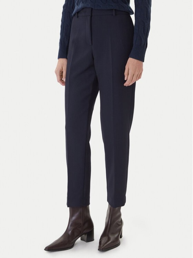 Tommy Hilfiger Spodnie materiałowe WW0WW48355 Granatowy Straight Fit