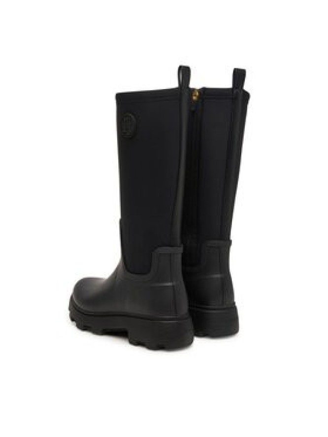 Tommy Hilfiger Kalosze Th Stamp Warm Knee Rain Boot FW0FW09678 Czarny
