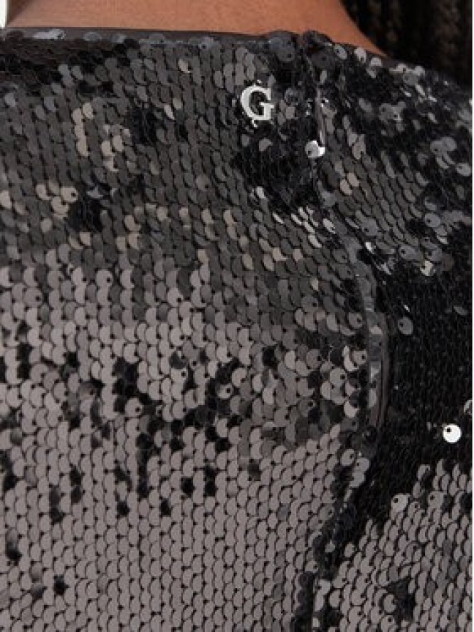 Guess Sukienka koktajlowa W6RK52 KD020 Czarny Regular Fit