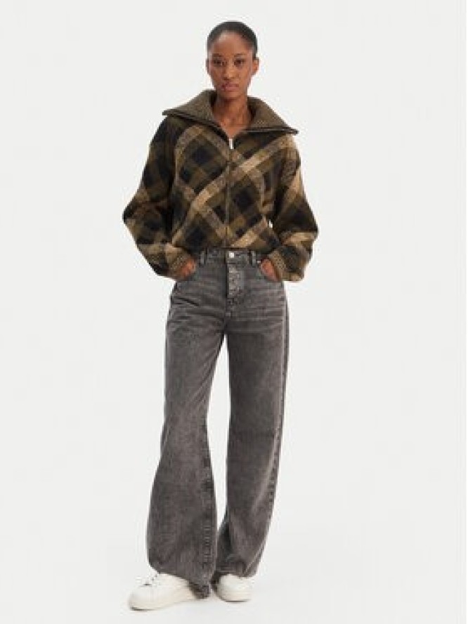 ONLY Kardigan Maroon 15358211 Zielony Regular Fit