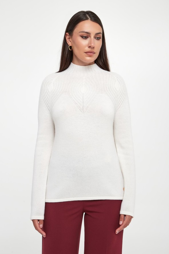 Sweter damski wełniany JOSEPH RIBKOFF