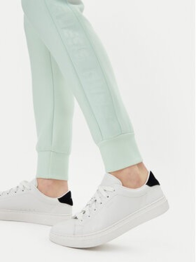 Guess Spodnie dresowe V2YB18 K7UW2 Zielony Regular Fit