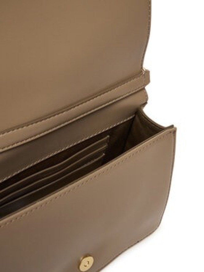 Calvin Klein Torebka Quilted Mini Chain Bag LV04F3321G Beżowy