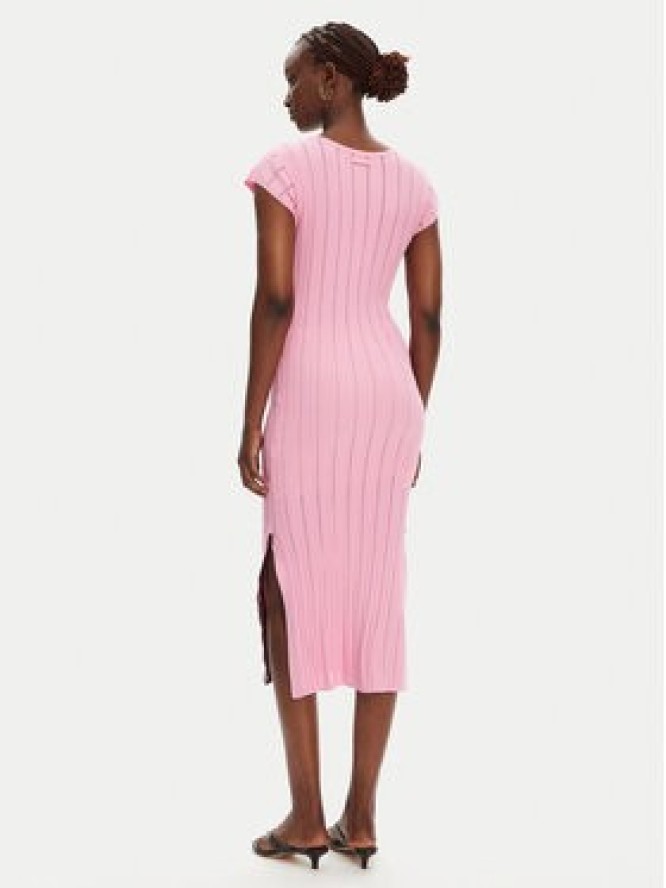 PINKO Sukienka dzianinowa 104745 A2FR Różowy Regular Fit