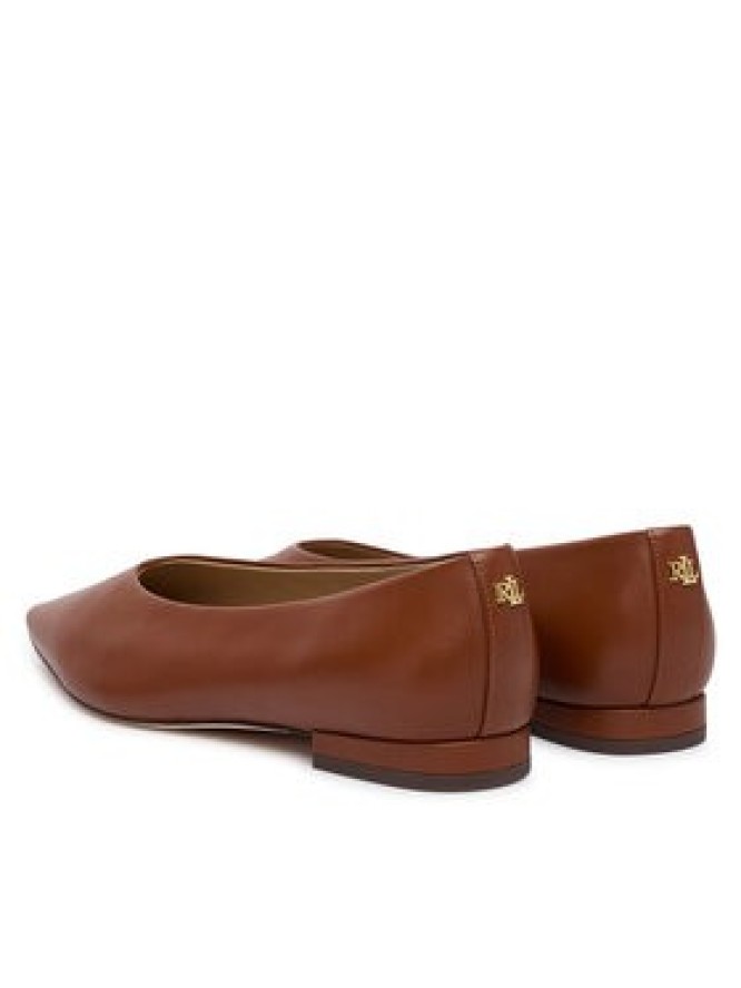 LAUREN RALPH LAUREN Baleriny Audri 802P18411004 Brązowy