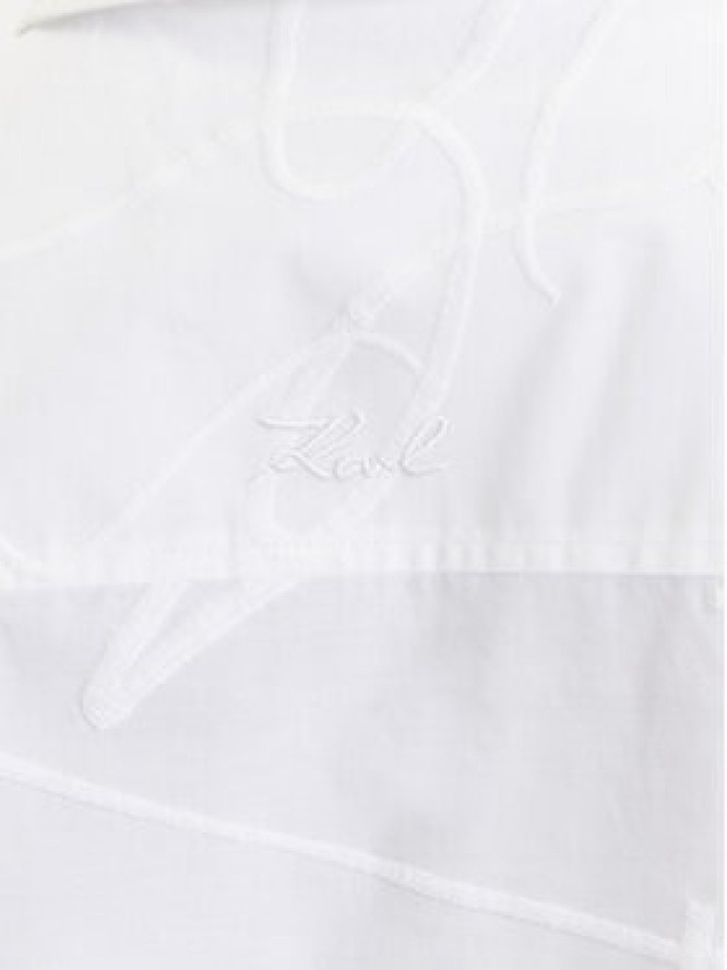 KARL LAGERFELD Koszula A3W11021 Biały Regular Fit