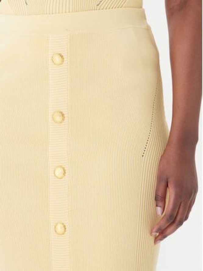 Marciano Guess Spódnica mini G6GD09 Z0628 Żółty Classic Fit