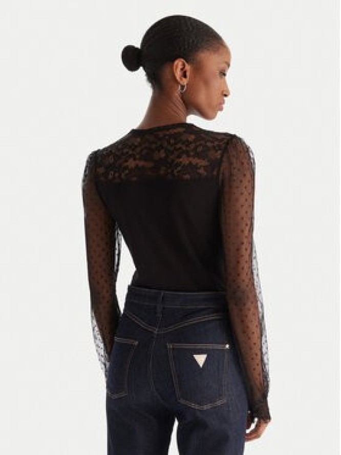 Morgan Bluzka 252-TARSILA Czarny Slim Fit