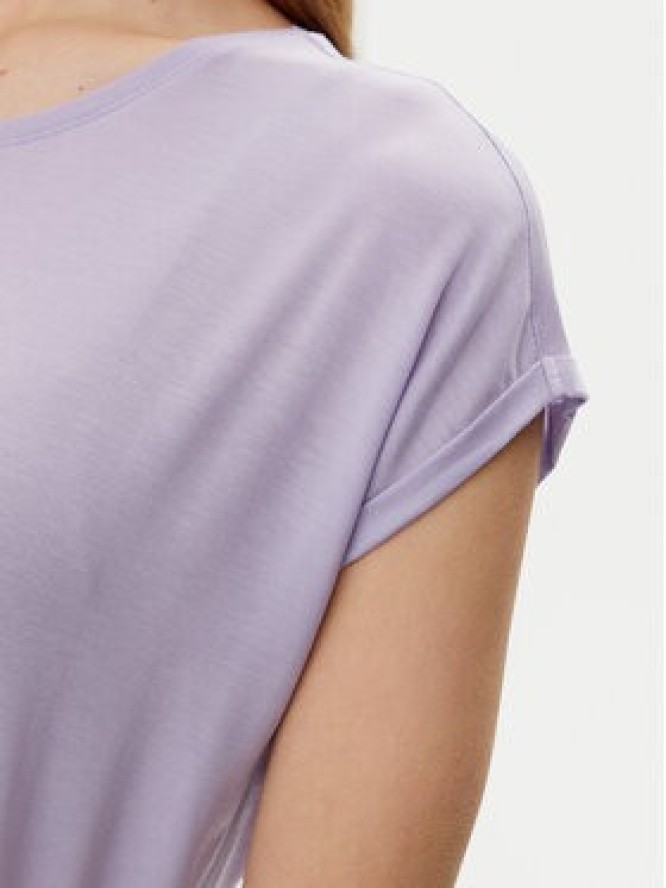 Vero Moda T-Shirt Ava 10284468 Fioletowy Regular Fit