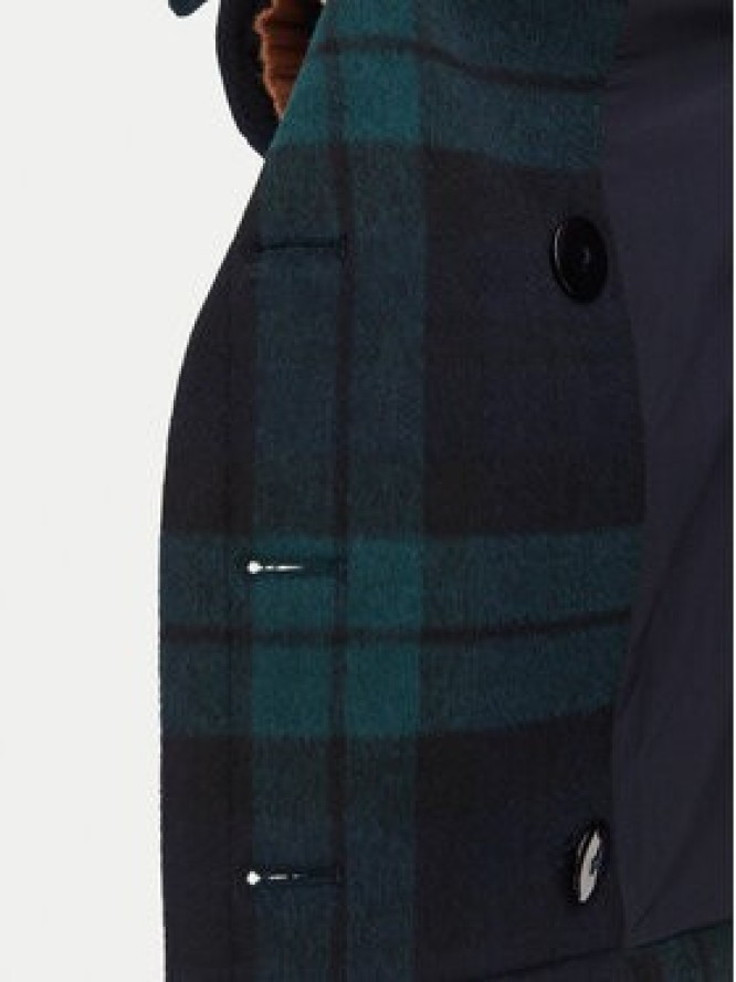 Liu Jo Płaszcz wełniany WF6352 T719A Granatowy Relaxed Fit
