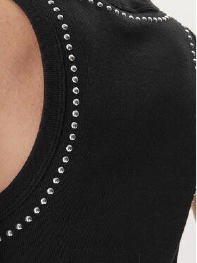 DKNY Top DJ5T1694 Czarny Slim Fit