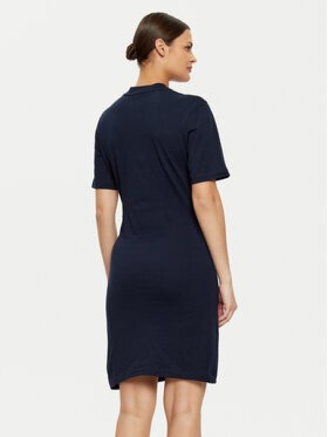 Tommy Hilfiger Sukienka codzienna Short Sleeve Short Dress WW0WW43830 Granatowy Slim Fit