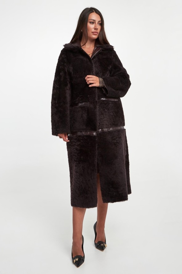 Płaszcz damski skórzany DIEGO M