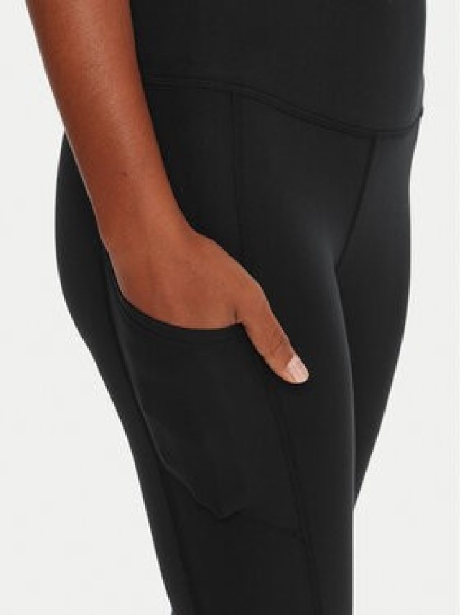 Roxy Legginsy Heart Into It Ankle ERJNP03690 Czarny Slim Fit