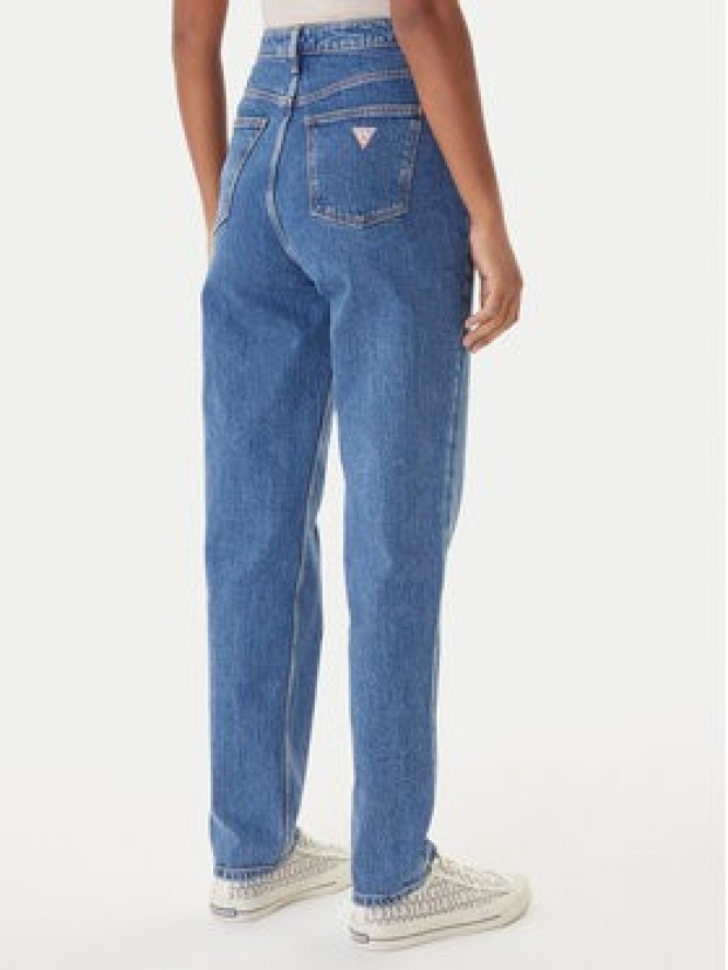 Guess Jeansy W2YA21 D4NH5 Niebieski Mom Fit