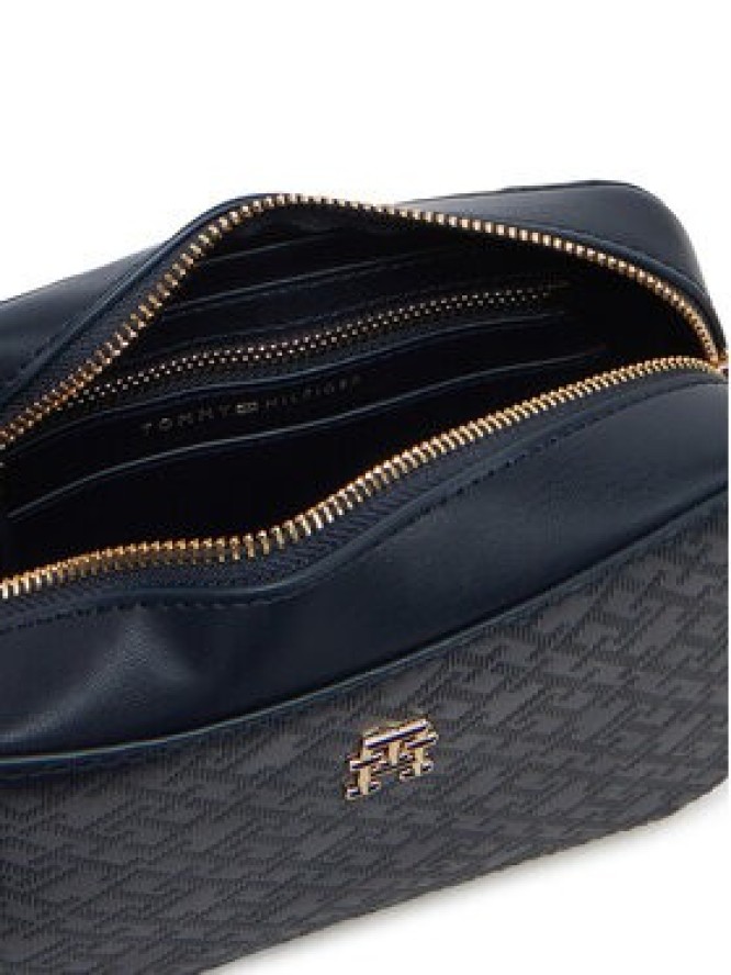 Tommy Hilfiger Torebka Th Distinct Camera Bag Mono AW0AW17221 Granatowy