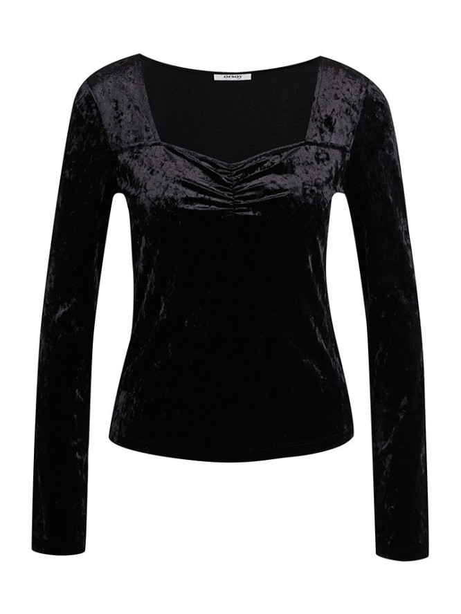 orsay Bluzka w kolorze czarnym rozmiar: L