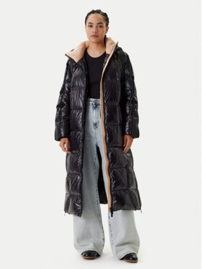 ViCOLO Kurtka puchowa TS0025 Czarny Regular Fit