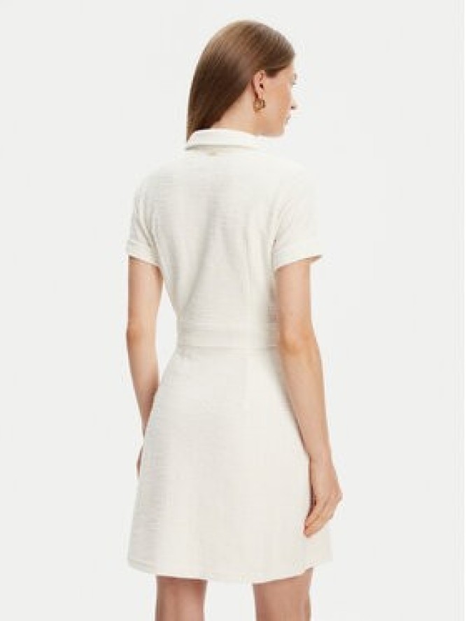 Guess Sukienka dzianinowa W5YK18 KCXO2 Écru Regular Fit