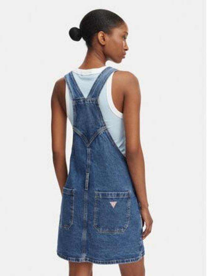 Guess Jeans Sukienka jeansowa W6GK25 D5M4O Niebieski Regular Fit