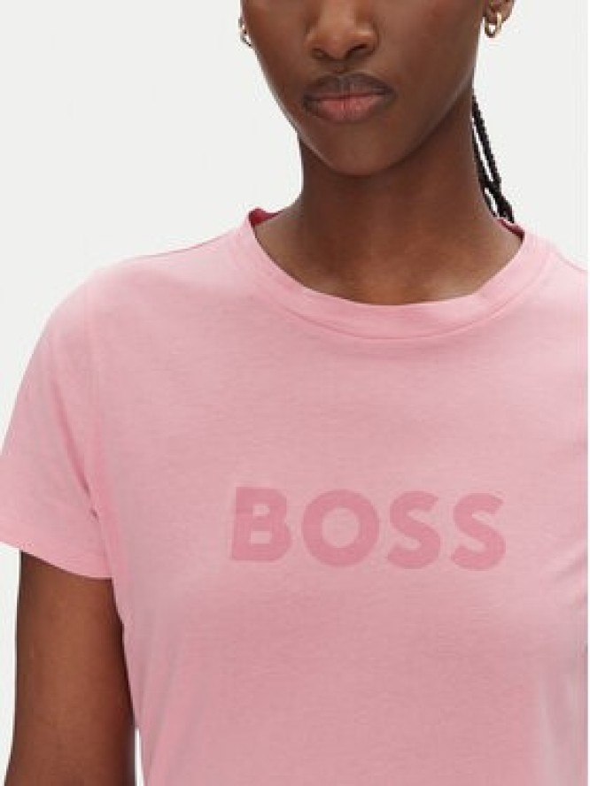 BOSS T-Shirt C_Elogo_5 50501139 Różowy Regular Fit