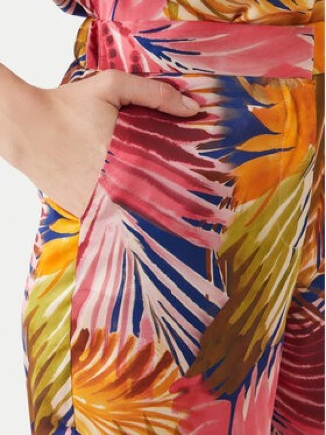 Morgan Spodnie materiałowe 261-PCHAU.F Kolorowy Wide Leg