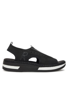 Rieker Sandały V59B5-00 Czarny