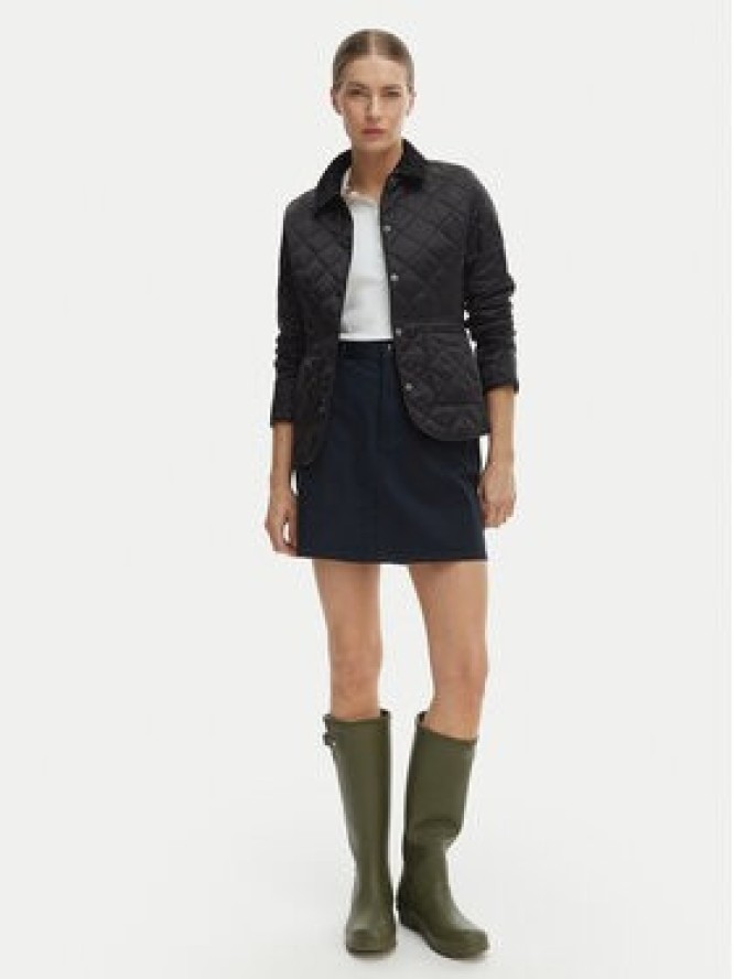 Barbour Kurtka przejściowa Deveron LQU1012BK91 Czarny Regular Fit