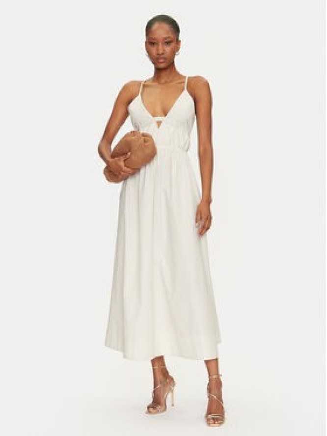 Herskind Sukienka letnia Miranda 5571172 Écru Regular Fit