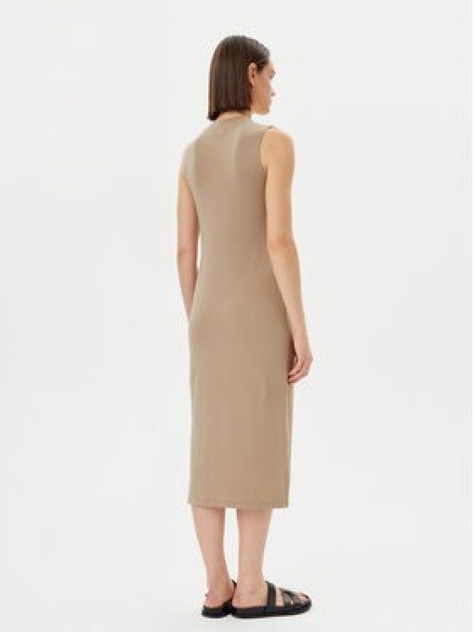 Marc O'Polo Sukienka codzienna 503 3087 59031 Beżowy Slim Fit