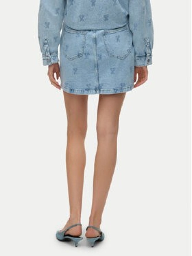 Vero Moda Spódnica jeansowa Tessa 10326888 Niebieski Regular Fit
