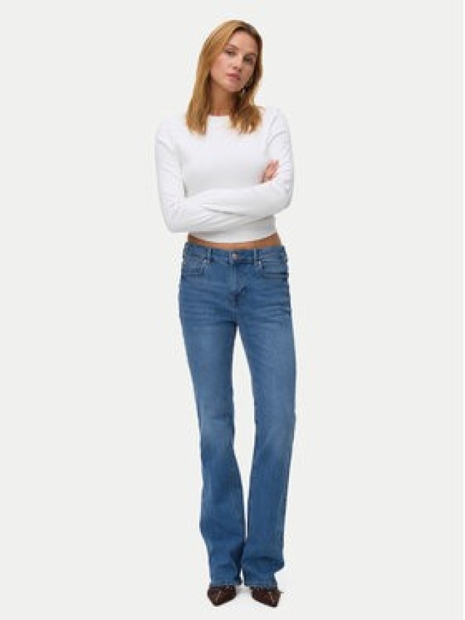 Vero Moda Jeansy Flash 10342007 Niebieski Flared Fit