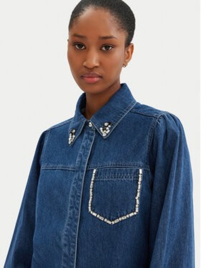 Bruuns Bazaar Koszula jeansowa Bess BBW4231 Niebieski Regular Fit