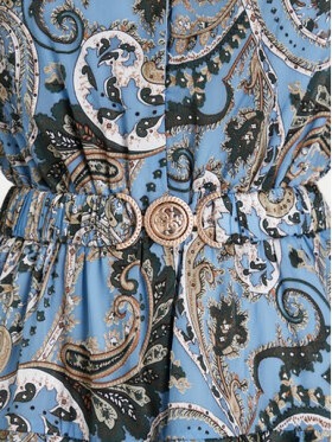 Guess Sukienka codzienna W5BK53 W2770 Niebieski Regular Fit