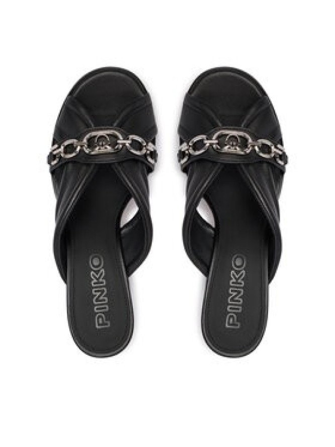 PINKO Klapki Lara 01 SD0505 P003 Czarny