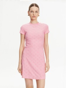Guess Sukienka codzienna V5GK07 KCT02 Różowy Regular Fit