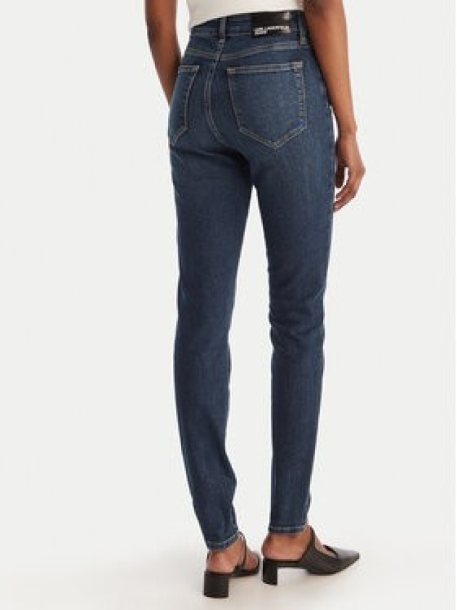 Karl Lagerfeld Jeans Jeansy B1W10033 Granatowy Skinny Fit