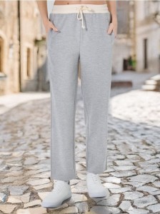 Spodnie dresowe z prostą nogawką - wielobarwny